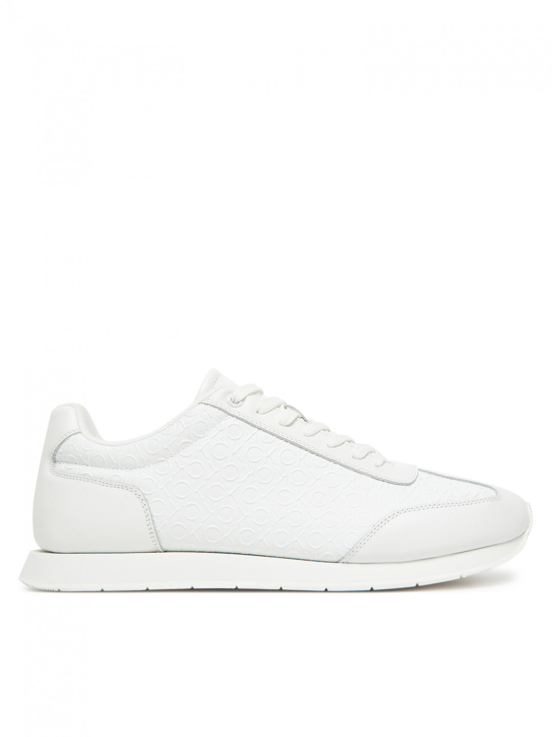 Calvin Klein Sneakersy Low Prof Runn Laceup Mono HM0HM01896 Bílá